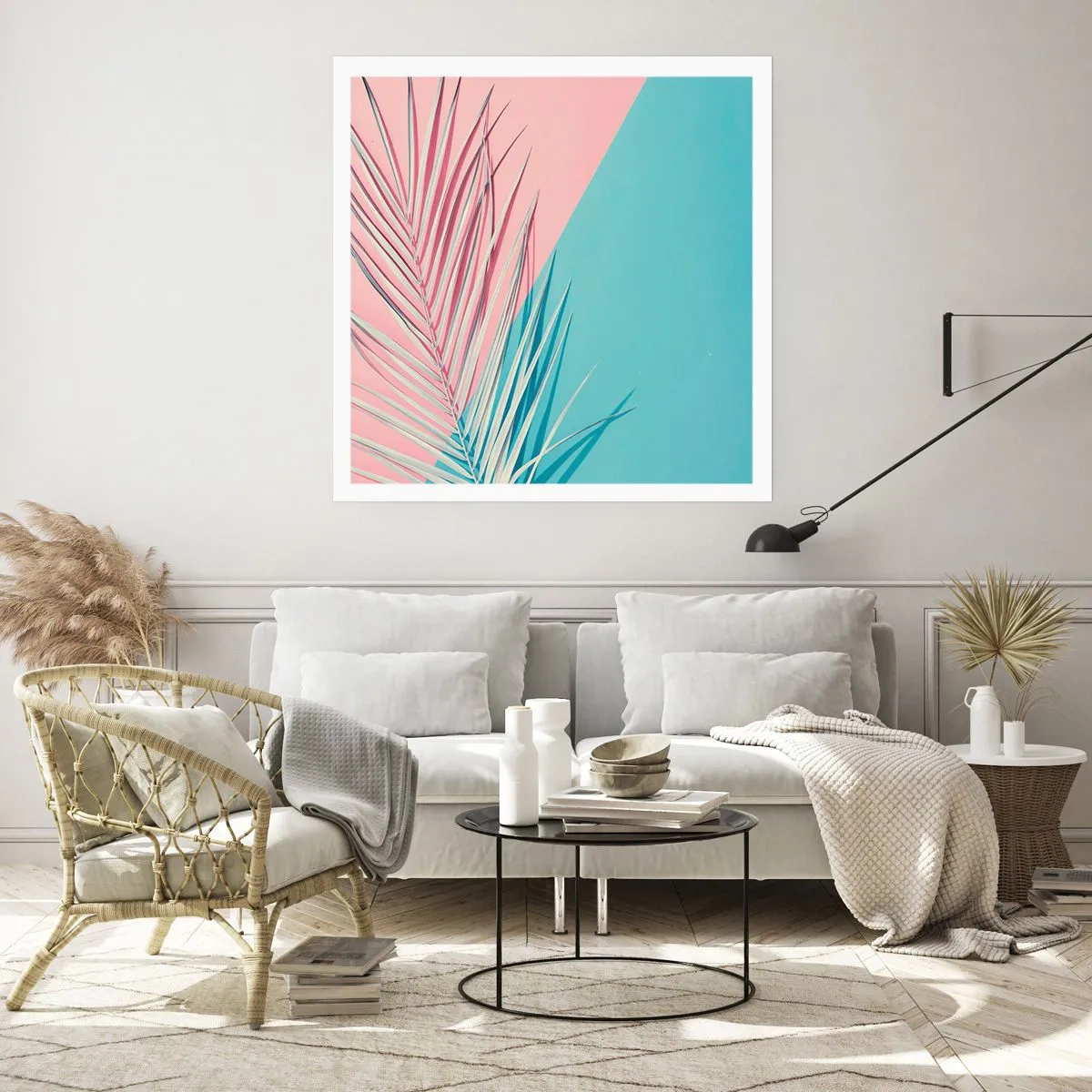 Poster - Tropische impressie - 30x30 cm