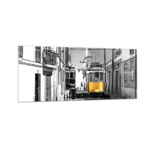 Schilderen op glas - De geest van Lissabon - 100x40 cm