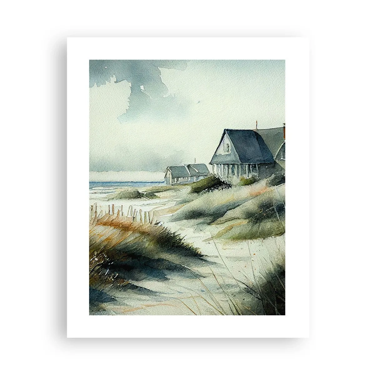 Poster - Weg van de drukte - 40x50 cm