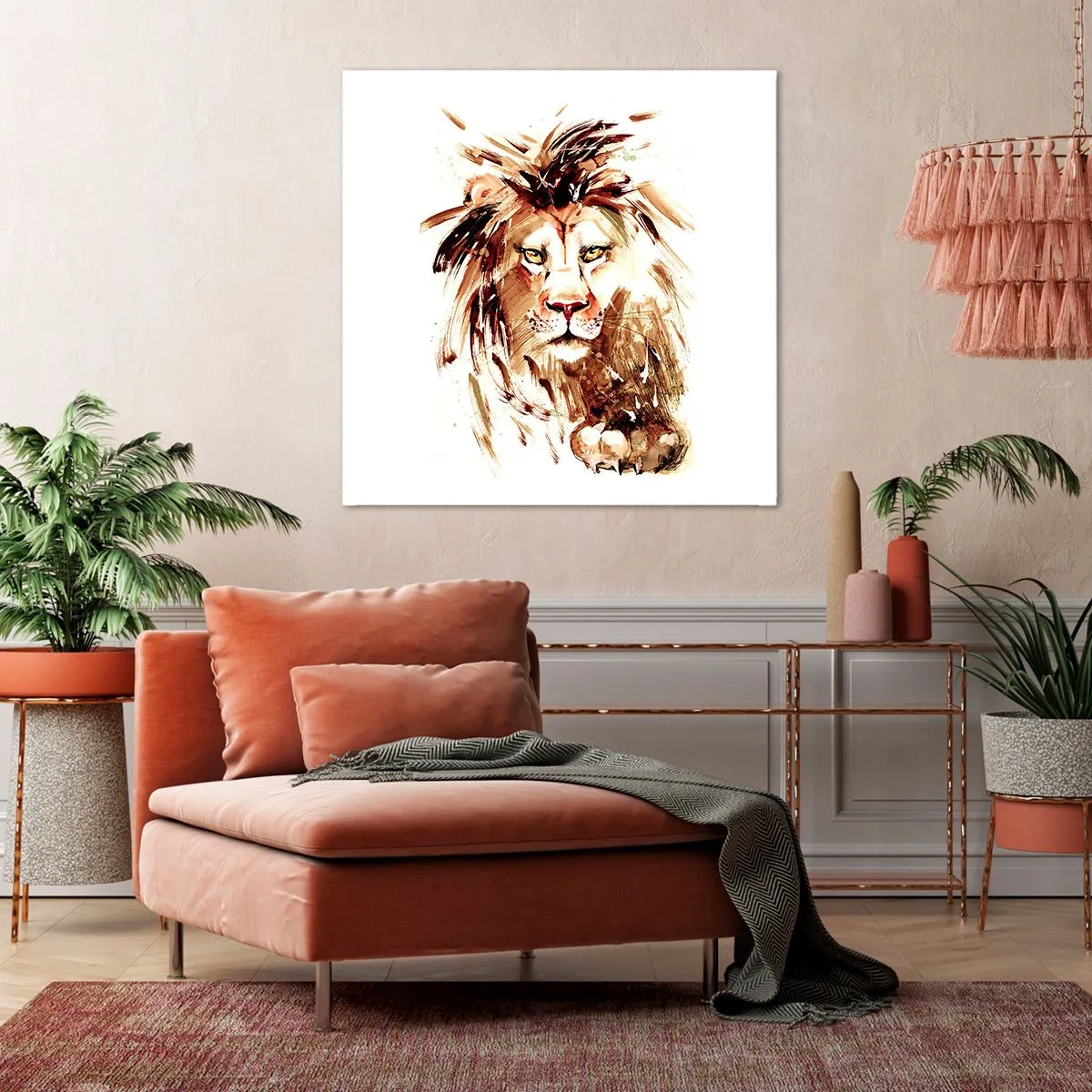 Schilderen op canvas - Kracht en waardigheid - 70x70 cm