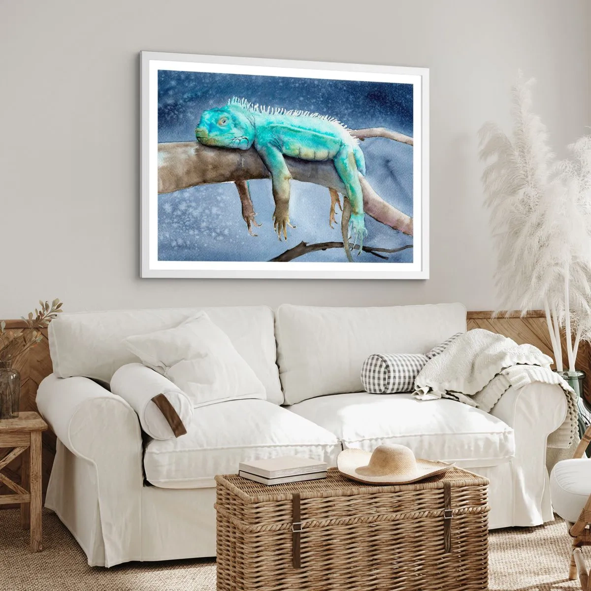 Poster in een witte lijst - Het is goed! - 50x40 cm