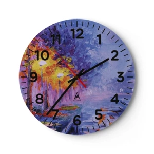 Wandklok - Klok - Een droomwandeling - 30x30 cm