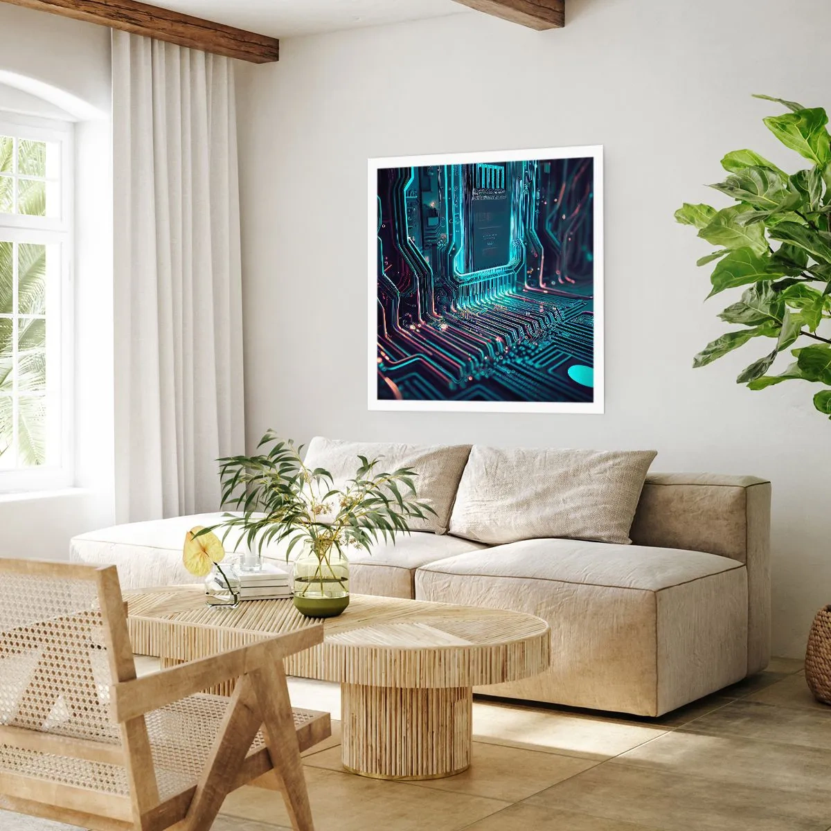 Poster - Ik ben aan het denken… - 50x50 cm