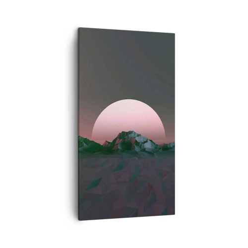 Schilderen op canvas - In een naburig sterrenstelsel - 45x80 cm