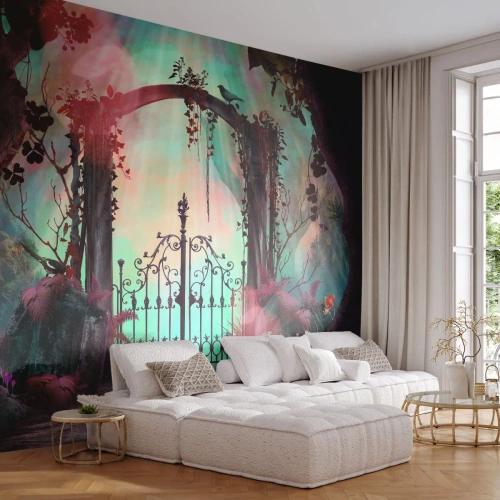 Fotobehang Premium Canvas - Geheime Tuin - Fantasie, Geheime Tuin, Sprookje - 150x105 cm