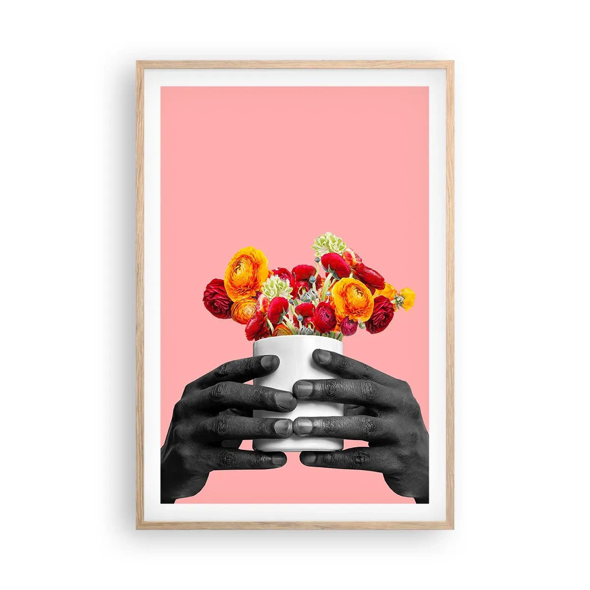 Een poster in een licht eiken lijst - De apotheose van het leven - 61x91 cm