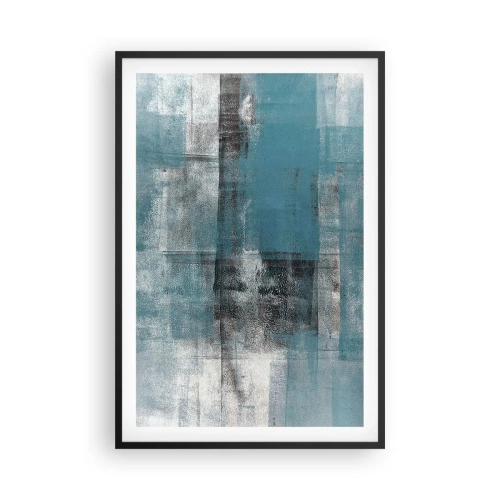 Poster in een zwarte lijst - Water en lucht - 61x91 cm