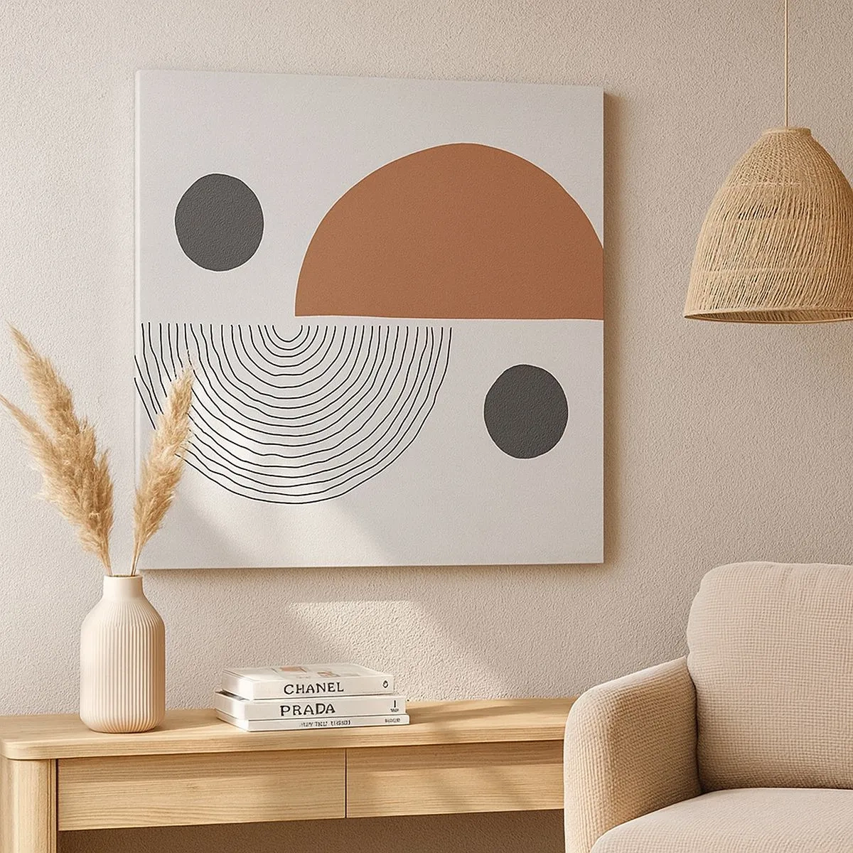 Schilderen op canvas - Perfectie van het wiel - 30x30 cm