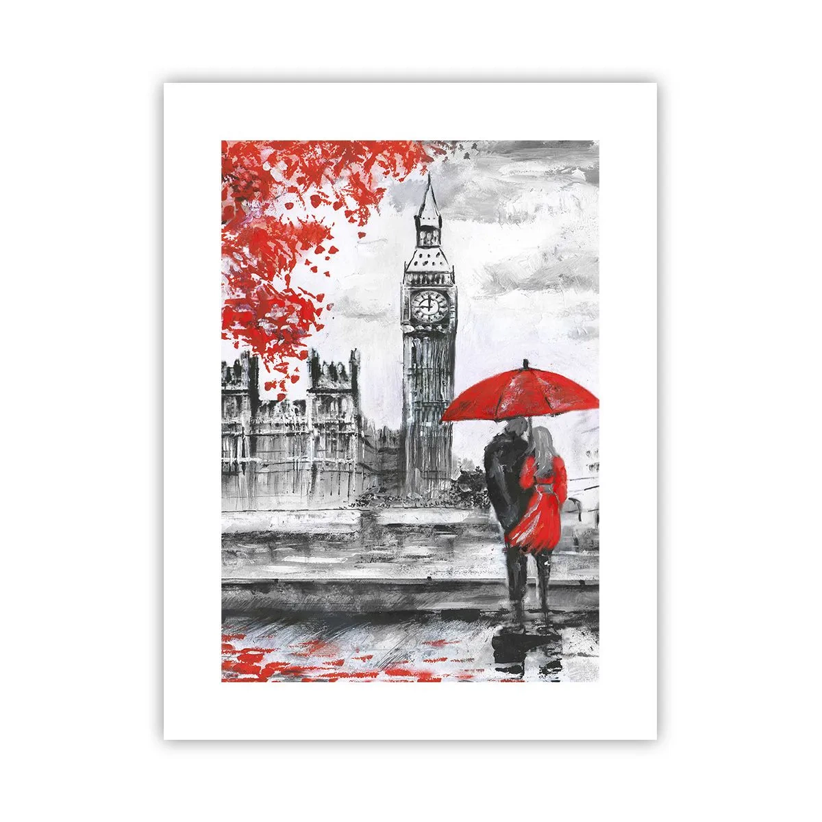 Poster - Verliefd op Londen - 30x40 cm