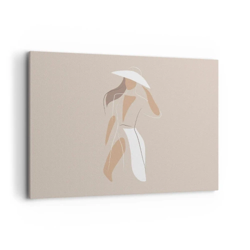 Schilderen op canvas - Mode is leuk - 120x80 cm
