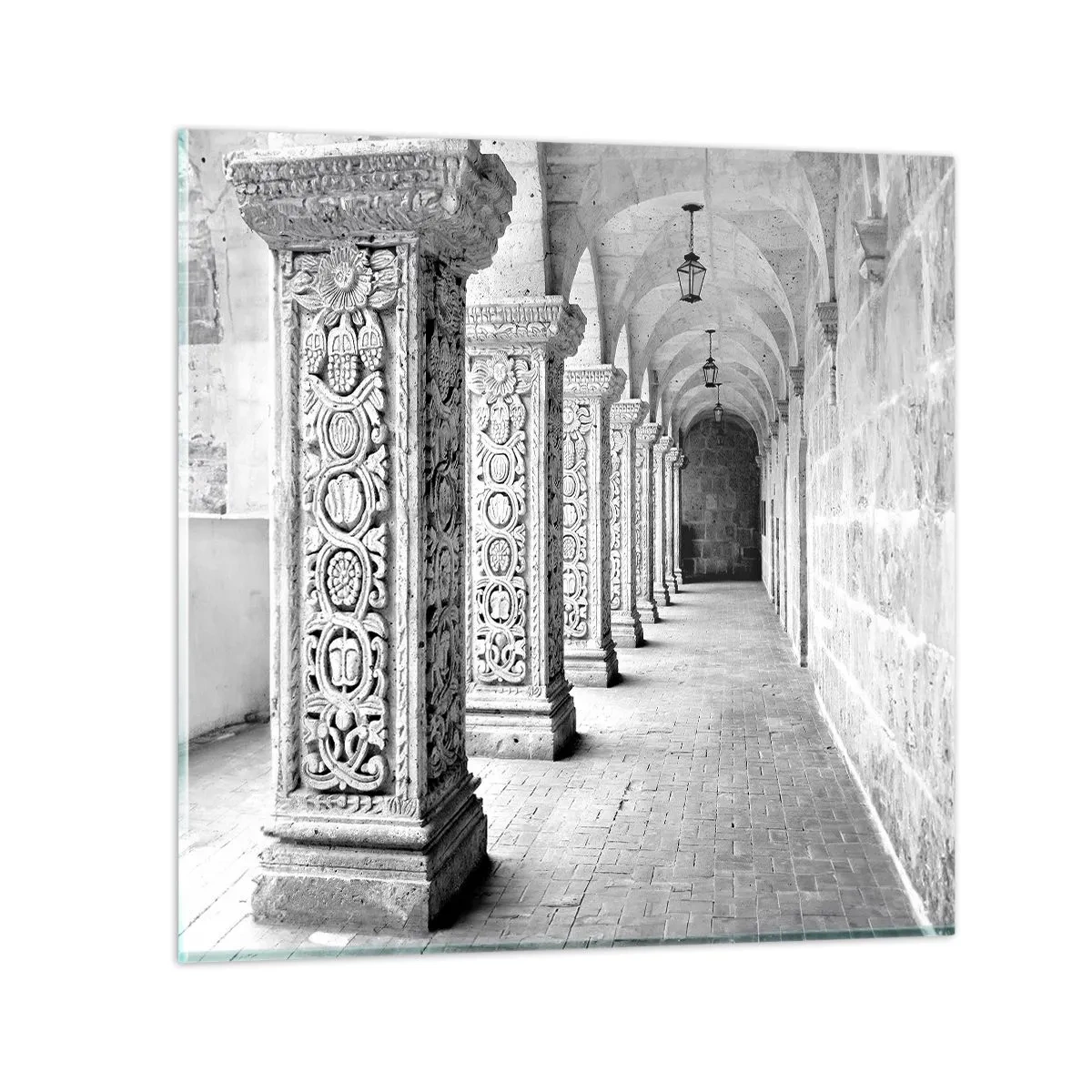 Schilderen op glas - En waar naar toe….? - 50x50 cm