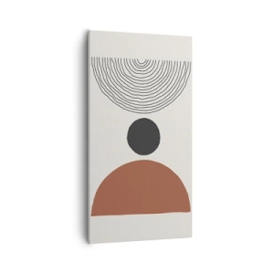 Schilderen op canvas - Het middelpunt van de aandacht - 55x100 cm