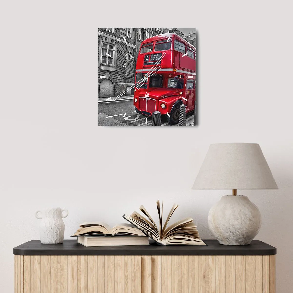 Wandklok - Klok - Altijd hetzelfde - 40x40 cm