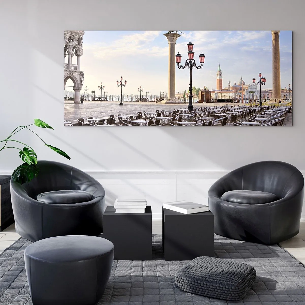 Schilderen op glas - We nodigen je uit, alles staat klaar - 160x50 cm