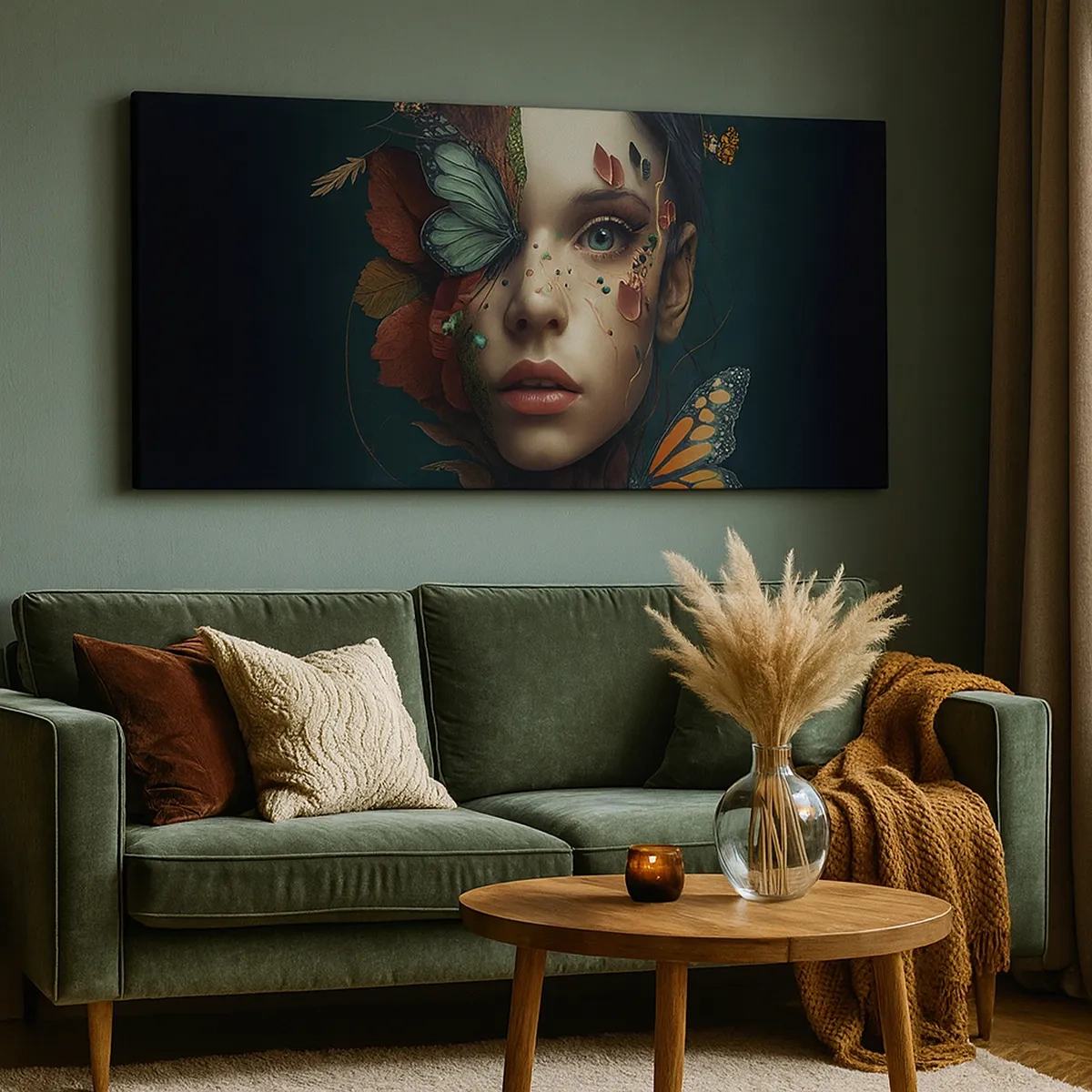 Schilderen op canvas - Een prachtige metamorfose - 30x30 cm