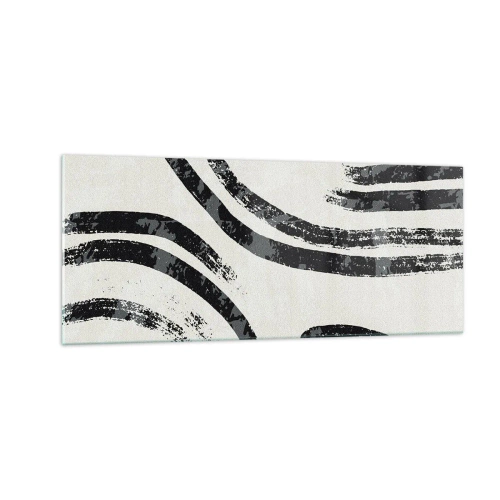Schilderen op glas - Half gestopt - 100x40 cm