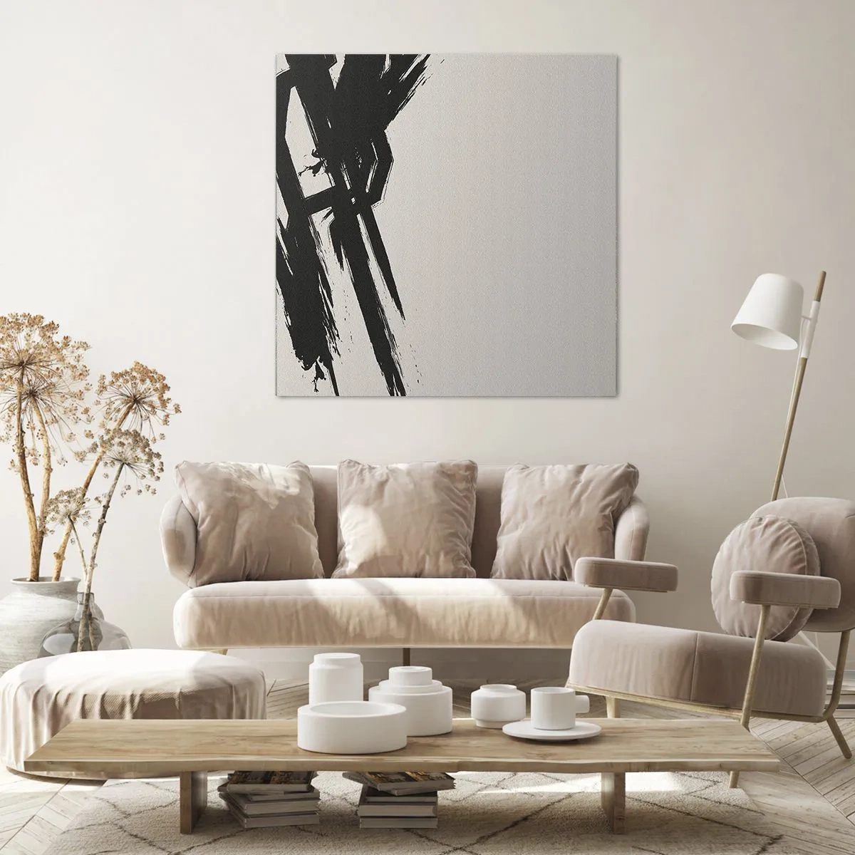 Schilderen op canvas - Onstuitbare haast - 60x60 cm