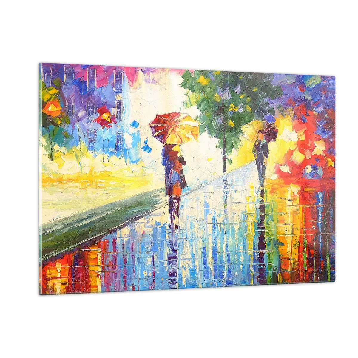 Schilderen op glas - Nu is het helemaal duidelijk - 120x80 cm