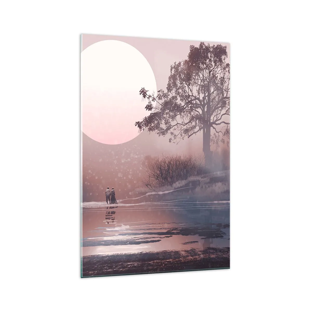 Schilderen op glas - nacht wonderen - 70x100 cm