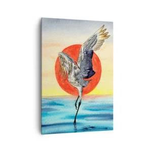 Schilderen op canvas - Het is tijd om terug te gaan - 70x100 cm