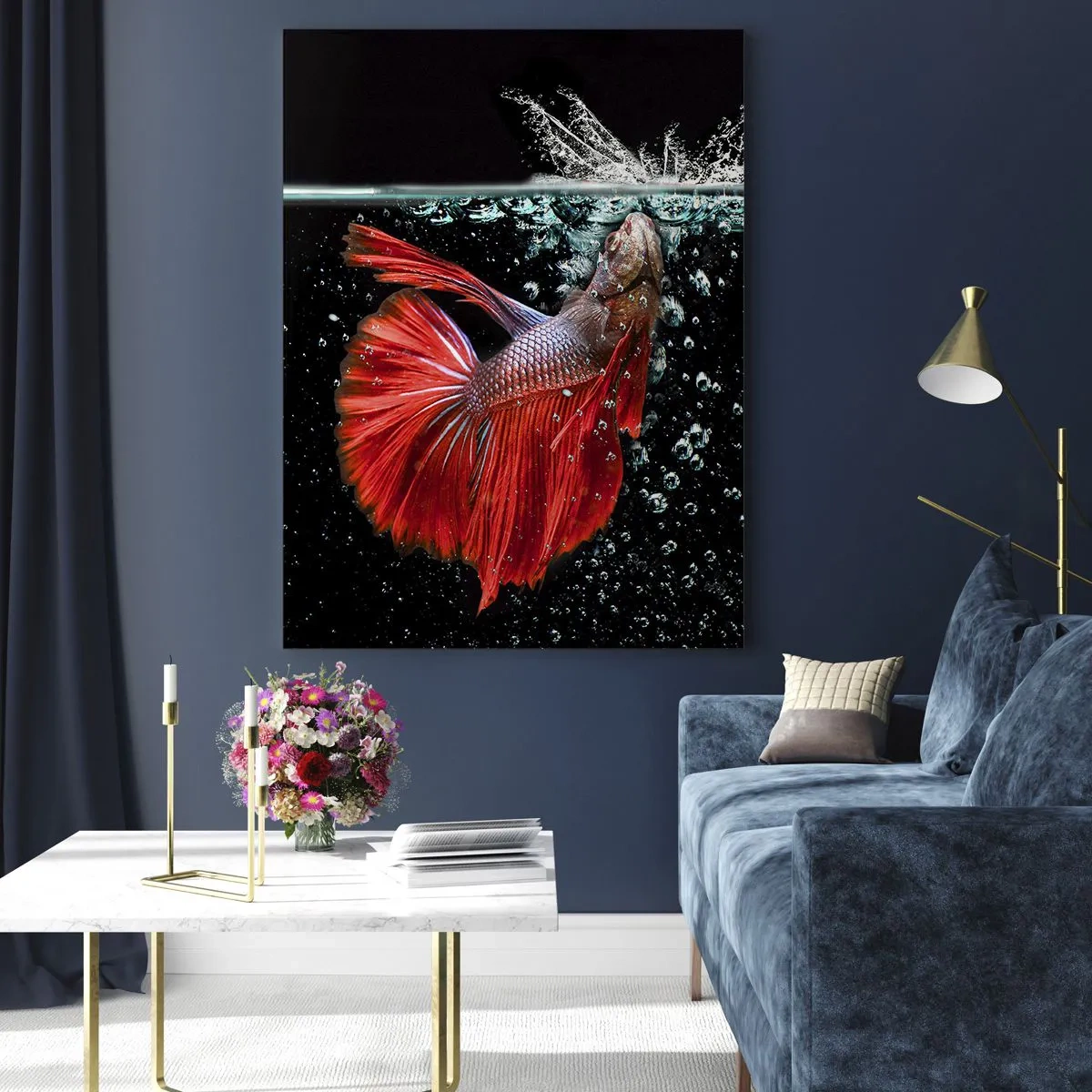 Schilderen op glas - Je hebt drie wensen - 50x70 cm