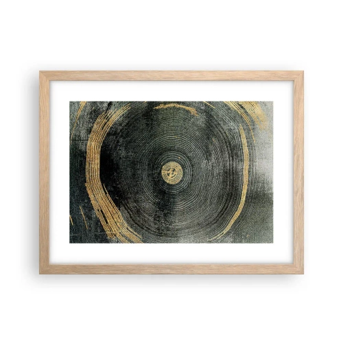 Een poster in een licht eiken lijst - Veranderen en zijn - 40x30 cm