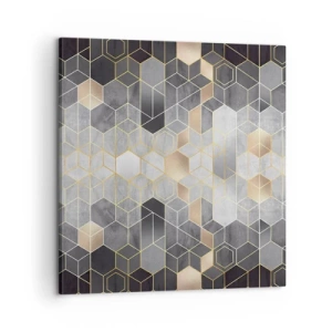 Schilderen op canvas - Diamant samenstelling - 60x60 cm