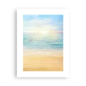 Poster - Groot blauw - 30x40 cm