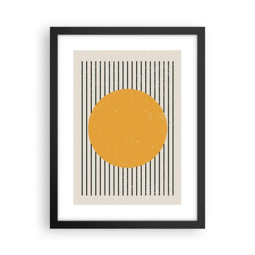 Poster in een zwarte lijst - De kracht van eenvoud - 30x40 cm