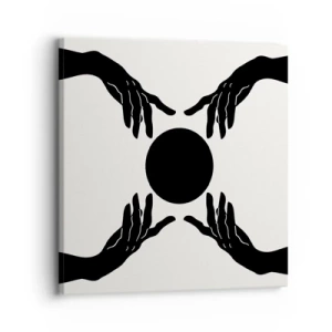 Schilderen op canvas - Geheim teken - 30x30 cm