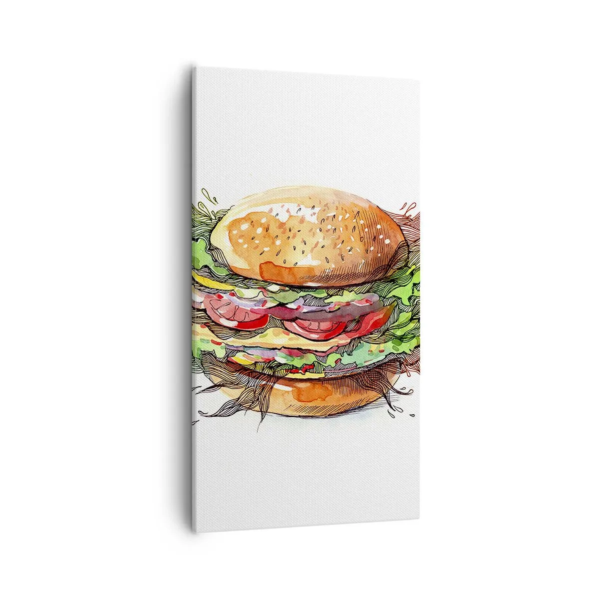 Schilderen op canvas - Hete verleiding - 55x100 cm