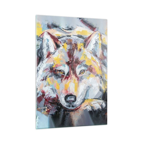 Schilderen op glas - Gemoedsrust onder dierbaren - 50x70 cm