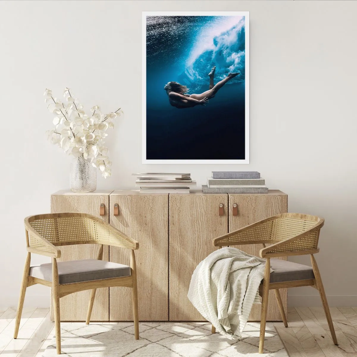 Poster - Een moderne zeemeermin - 70x100 cm