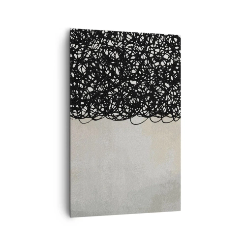 Schilderen op canvas - Turbulente abstractie - 80x120 cm