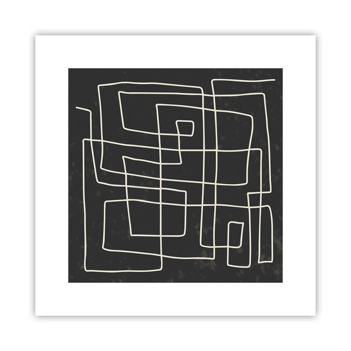 Poster - Niet zo eenvoudig - 30x30 cm