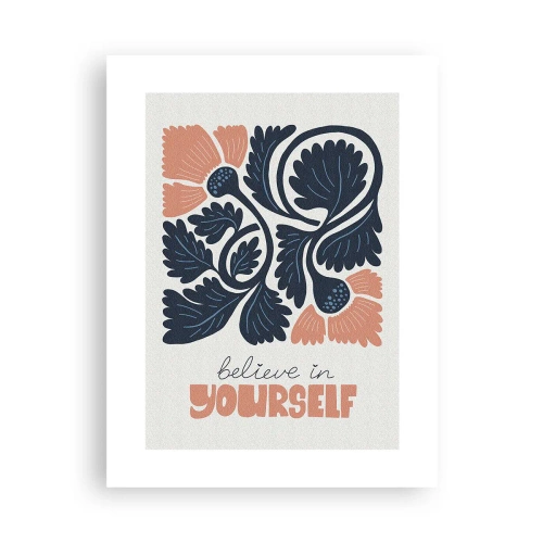 Poster - En jij bloeit ook - 30x40 cm