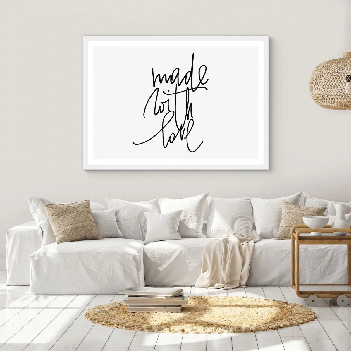 Poster in een witte lijst - Het beste merk - 91x61 cm