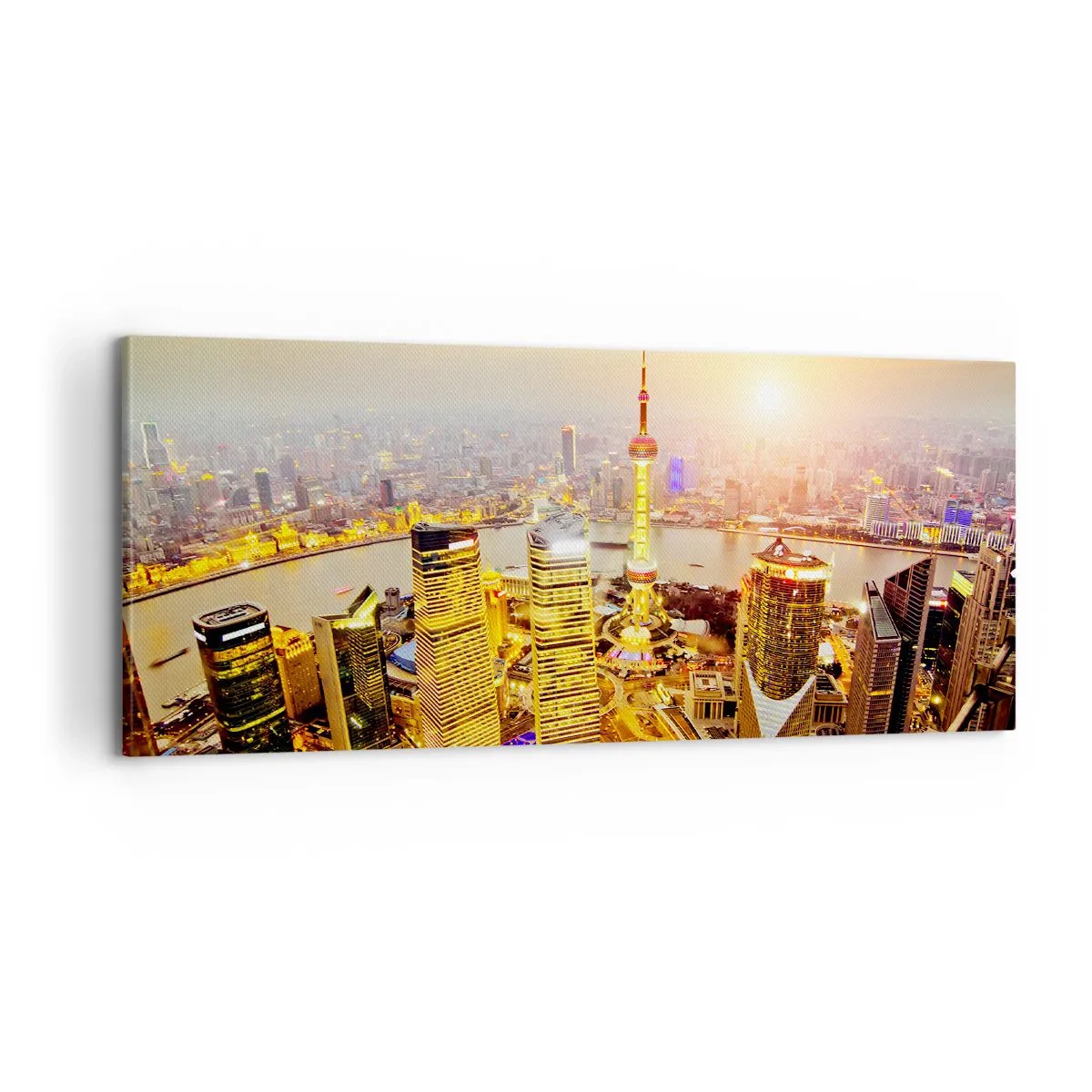 Schilderen op canvas - Aziatische droom - 100x40 cm
