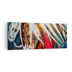 Schilderen op canvas - Geheimen van de vlucht - 100x40 cm