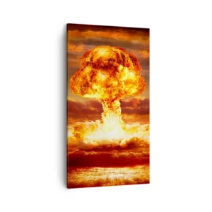 Schilderen op canvas - En het einde zal komen - 45x80 cm