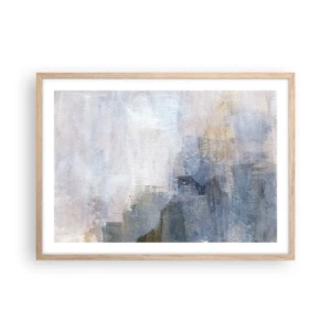 Een poster in een licht eiken lijst - Kleurtonen en akkoorden - 70x50 cm