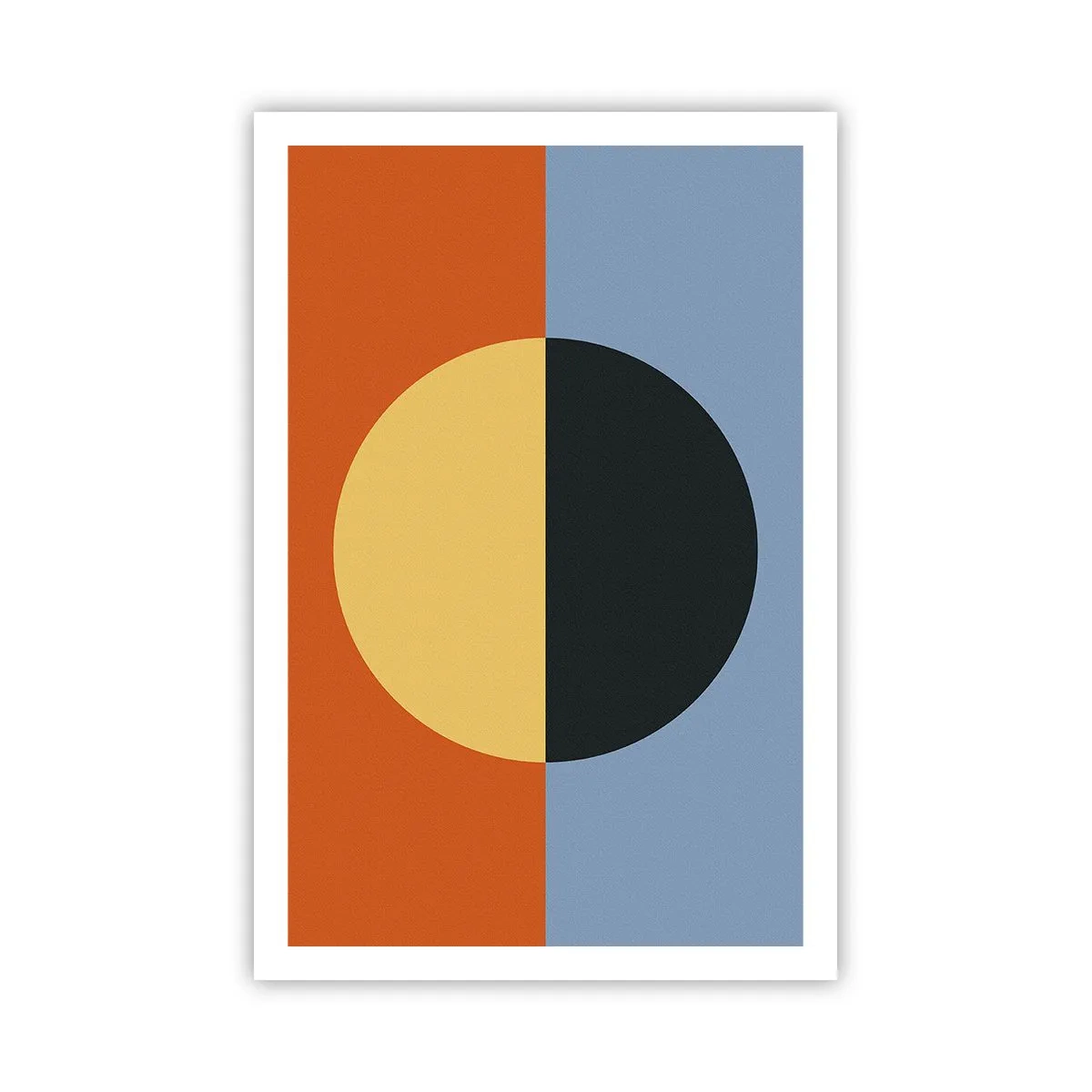 Poster - Een compositie van warmte en koelte - 61x91 cm