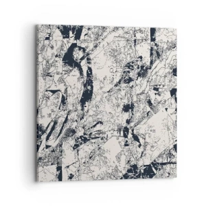 Schilderen op canvas - Interpenetratie van tegenstellingen - 70x70 cm