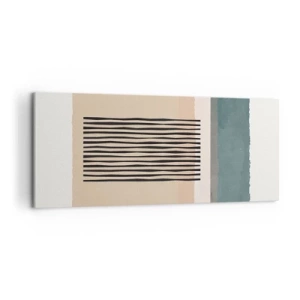 Schilderen op canvas - Alles is oke - 120x50 cm