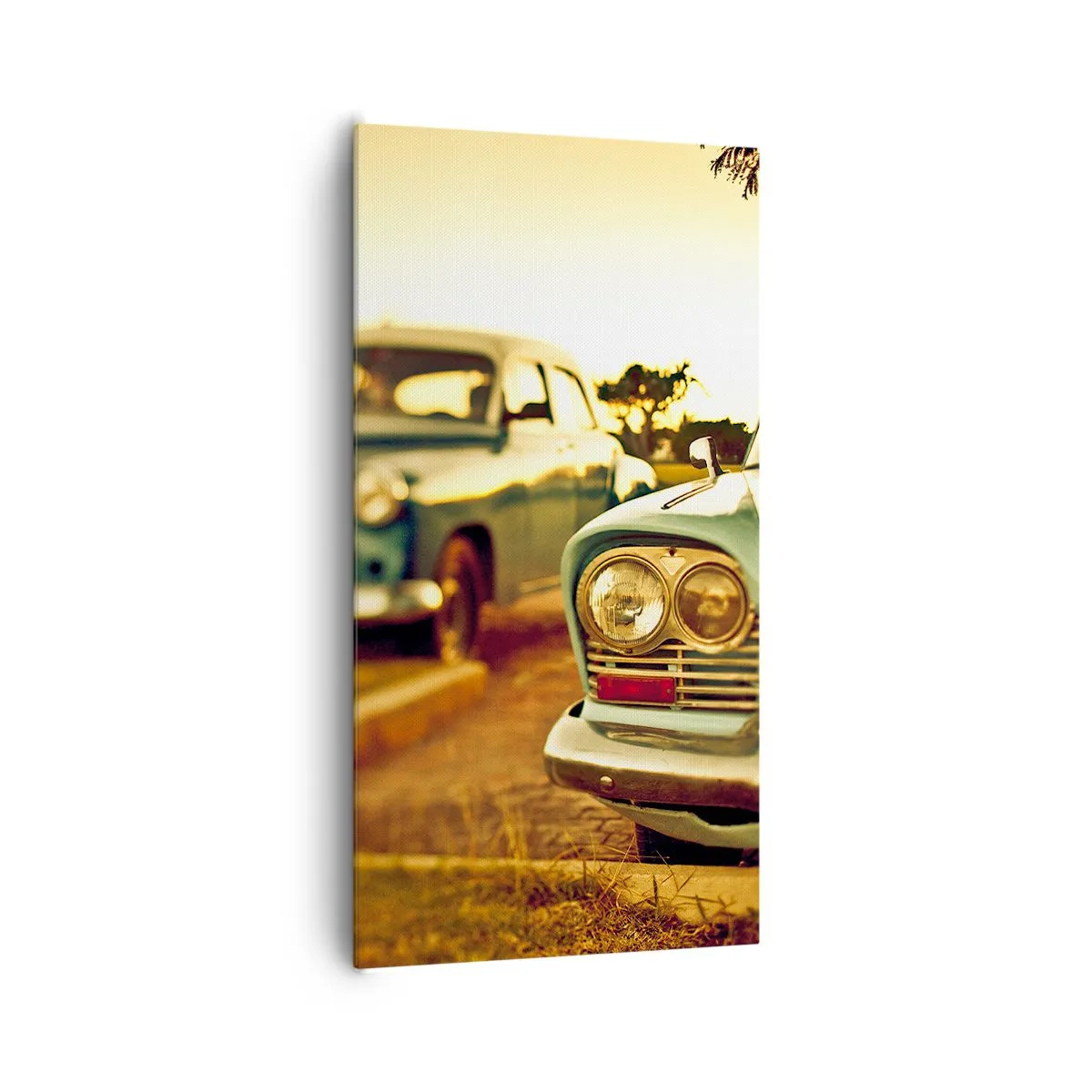 Schilderen op canvas - Maar afwachten - 65x120 cm