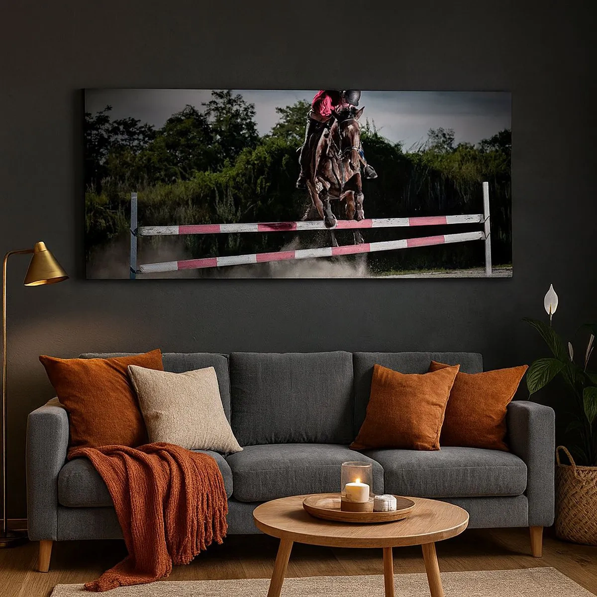 Schilderen op canvas - Samen naar de overwinning - 100x40 cm