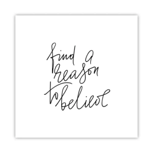 Poster - Het is mogelijk - 30x30 cm