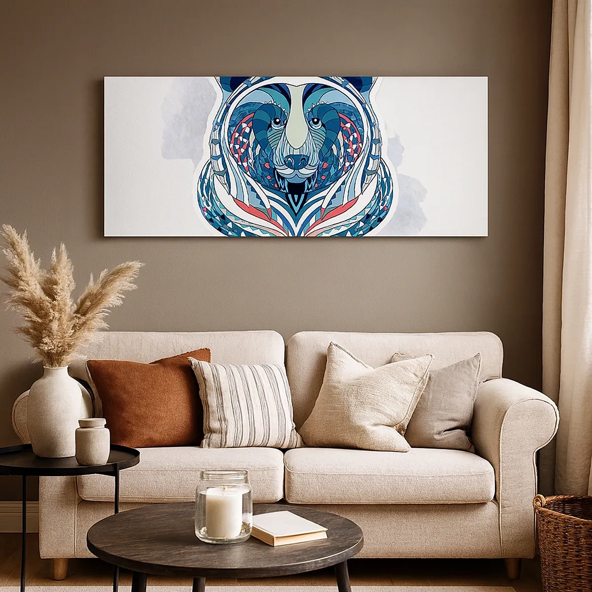 Schilderen op canvas - Eviva Groenlandia! - 30x30 cm