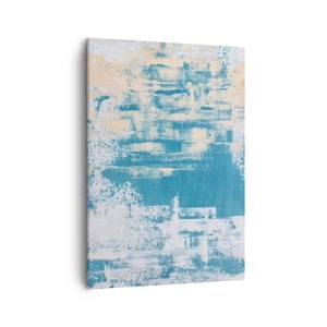 Schilderen op canvas - Door een ijspegel - 50x70 cm