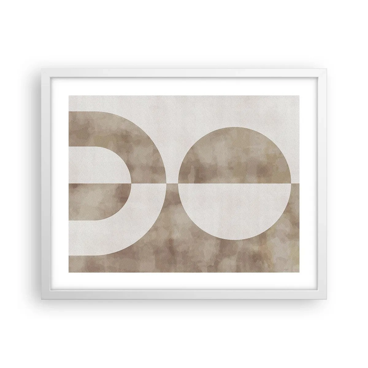 Poster in een witte lijst - Gelijkenissen en verschillen - 50x40 cm